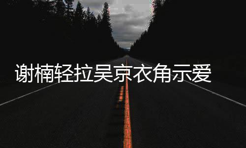 蜜庆 甜谢楠吴京衣角祝结周年婚七示爱轻拉